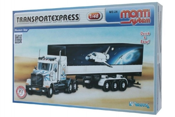 Zestaw Monti System MS 24 Transport Expres Western star 1:48 w pudełku 32x20x7,5cm
