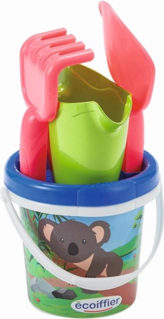 Wiaderko z koalą i konewką – zestaw do piasku 12 cm