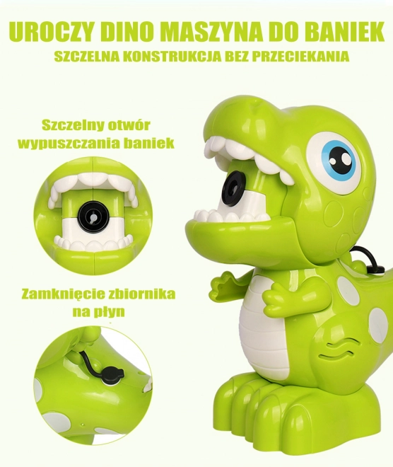 Dinozaurowa bańka mydlana dla dzieci