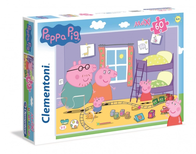 Puzzle Świnka Peppa Maxi 60 elementów od Clementoni