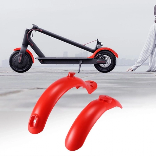 Zestaw błotników do hulajnogi Xiaomi M365/PRO - czerwony