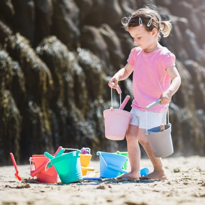 Bigjigs Toys Plażowy wiaderko niebieski