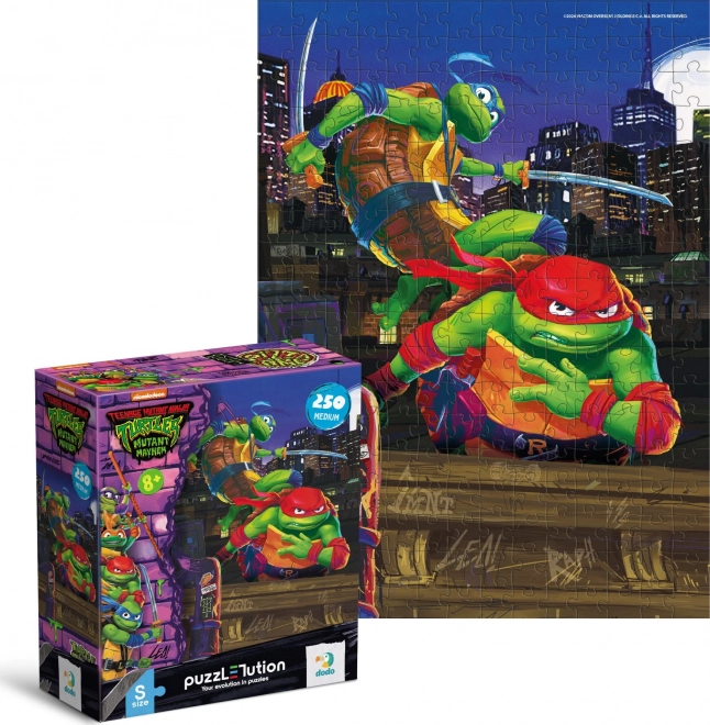 DODO Puzzle Żółwie Ninja: Leonardo i Rafaelo 250 elementów