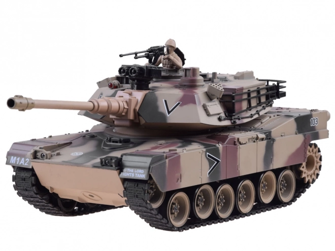Duży zdalnie sterowany czołg US M1A2