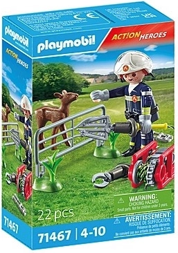 Zestaw figurek Action Heroes Ratunek Zwierząt od Strażaków