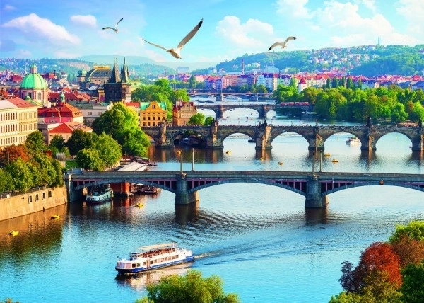 Puzzle 500 elementów Praga Trefl