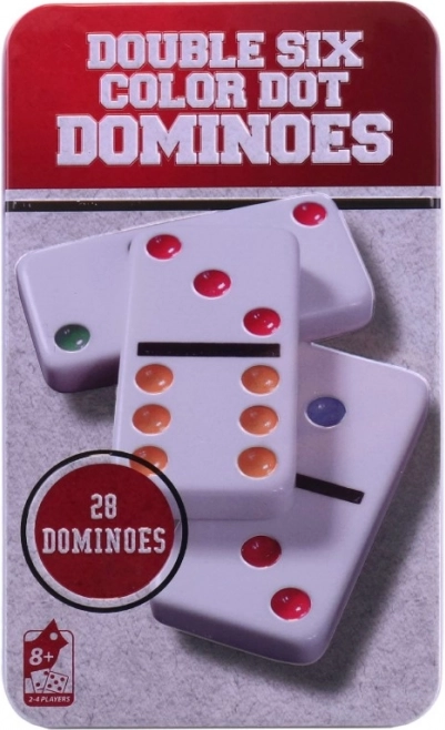 Domino w metalowym pudełku dla dzieci