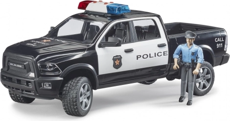 bruder policyjny terenowy pick-up ram z policjantem
