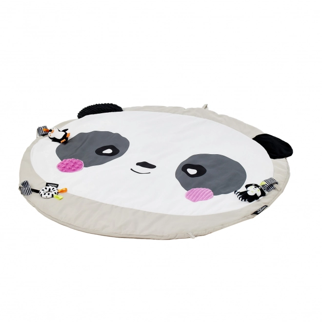 Zmysłowa kontrastowa mata do zabawy - panda