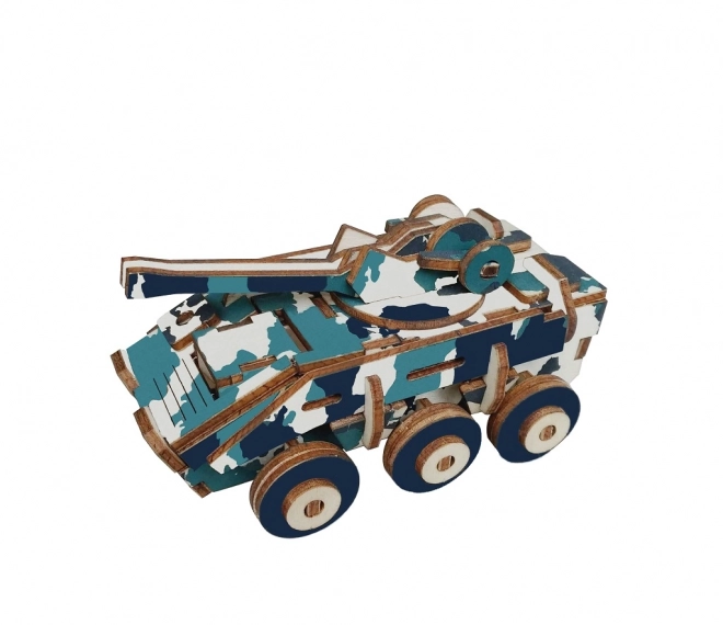 Drewniane puzzle 3D Pojazd opancerzony