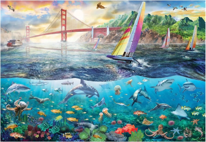 Anatolian puzzle Most San Francisco 2000 elementów