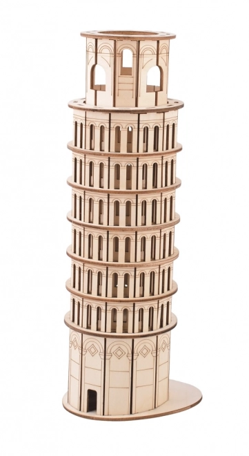 Drewniane 3D puzzle Krzywa wieża w Pizie