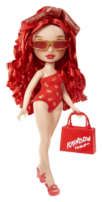 Rainbow High stylowa pływająca lalka Ruby Red