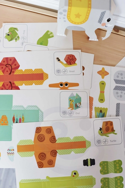 Woopie art&fun kreatywny zestaw origami 3D zwierz19ta