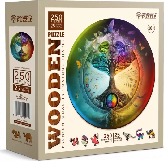 Drewniane puzzle Drzewo Życia 250 elementów WOODEN CITY