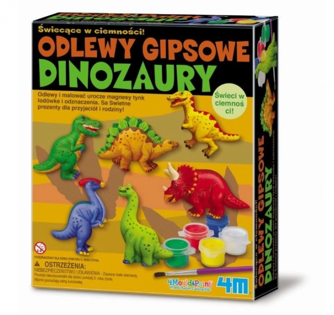 Odlewy gipsowe Dinozaury