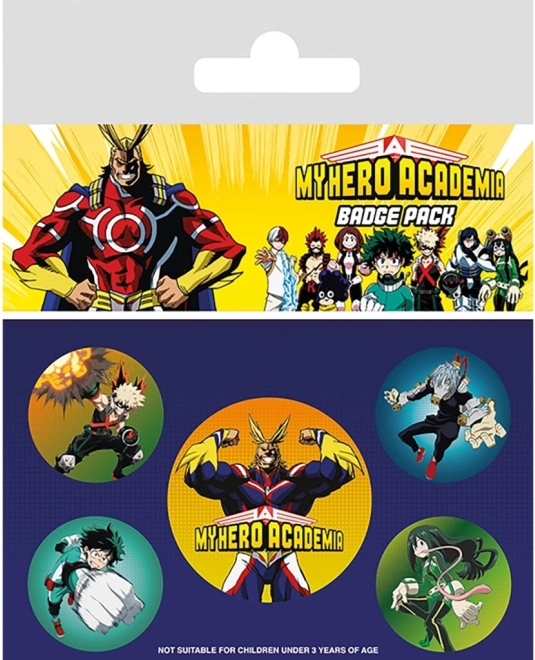 Zestaw przypinek My Hero Academia (5 szt.)