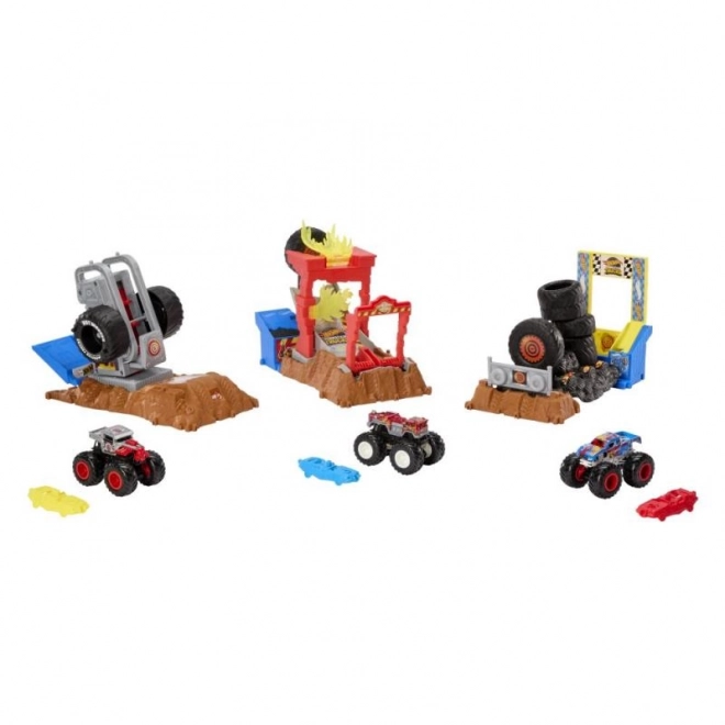 Hot Wheels Monster trucks arena - wyścigowe wyzwanie zestaw do gry HNB87 – HW Tiger Shark