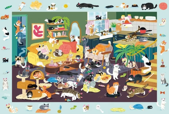 Puzzle Kocie zabawy 150 elementów