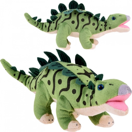 Pluszowy stegozaur zielony 30 cm