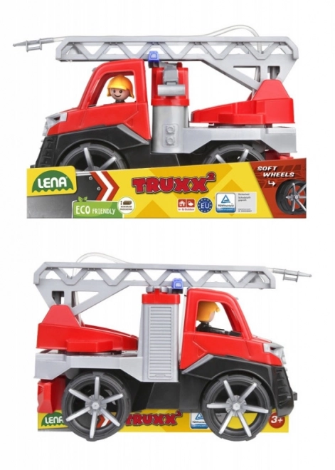 Auto Truxx 2 strażacy zraszający wodą plastik 29cm z figurką