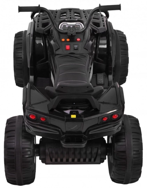 Dziecięcy akumulatorowy quad czarny + koła EVA + radio MP3 + LED + wolny start
