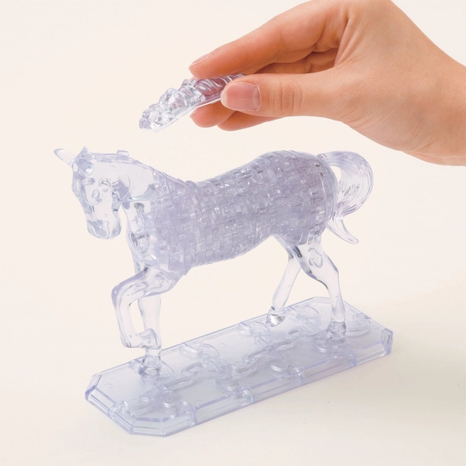 Układanka 3D Crystal puzzle Koń 100 elementów