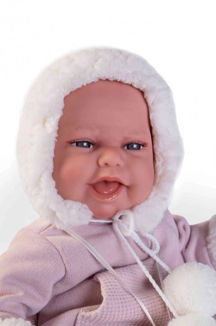 Antonio Juan 70360 CLARA - realistyczna lalka niemowlę z specjalną funkcją ruchową i miękkim materiałowym ciałem - 34 cm