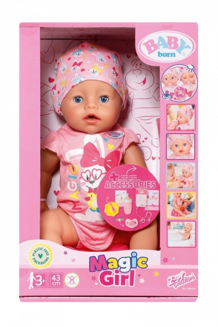 BABY born z magicznym smoczkiem, dziewczynka, 43 cm