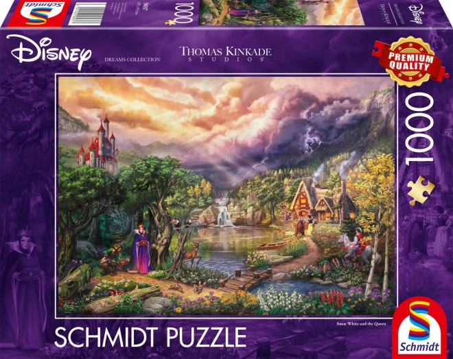 Puzzle SCHMIDT Disney: Królewna Śnieżka i Królowa 1000 elementów