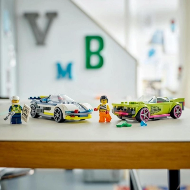 LEGO® City 60415 Pościg policyjnego samochodu i auta sportowego