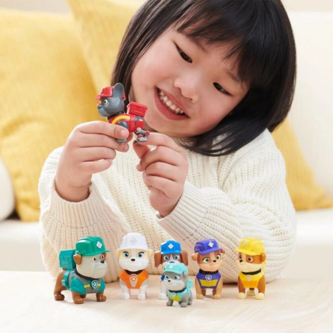 Figurki PSI PATROL – Rubble i ekipa, zestaw prezentowy 7 szt.