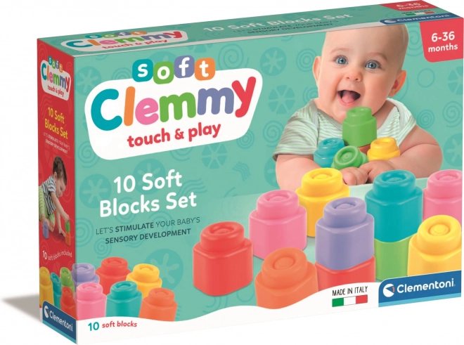 Miękkie klocki dla dzieci BABY CLEMENTONI