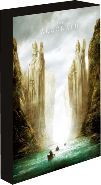 Świecący obraz LED Władca Pierścieni Argonath 30 × 40 cm