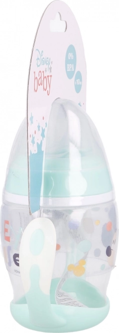 STOR Kubek z uszkami i silikonowym ustnikiem 270ml Mickey Mouse