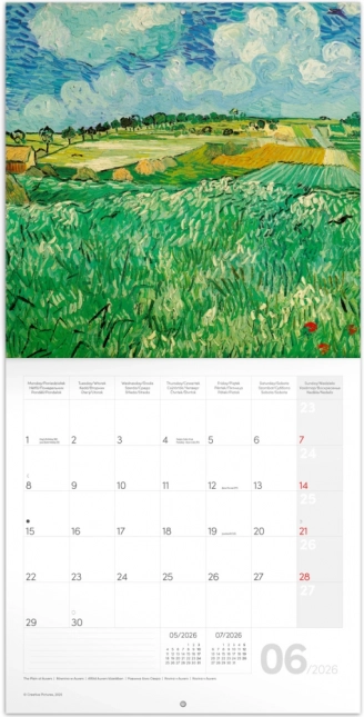 Kalendarz notatnik Vincent van Gogh 2026