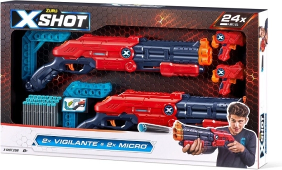 Wyrzutnia X-Shot Excel Double Vigilante 24 strzałek
