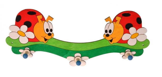 DoDo Drewniany 3 wieszak biedronki