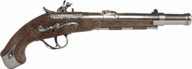 Metalowy pistolet pirata Gonhera