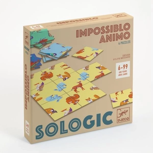 DJECO Gra logiczna Sologic Impossiblo - Zwierzęta