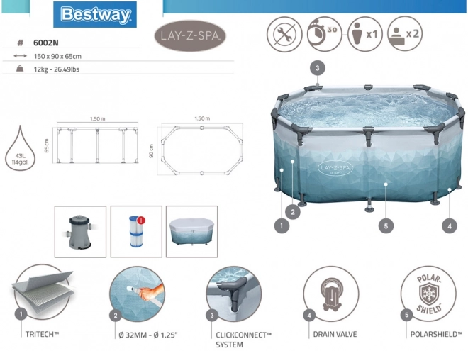 Bestway Basen do kąpieli lodowej