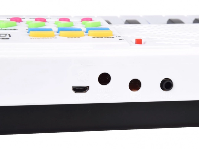 Dziecięcy mini instrument klawiszowy z mikrofonem