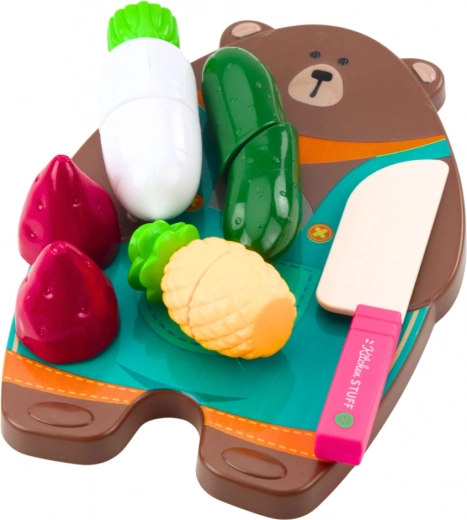 Kolorowy zestaw warzyw do nauki i zabawy