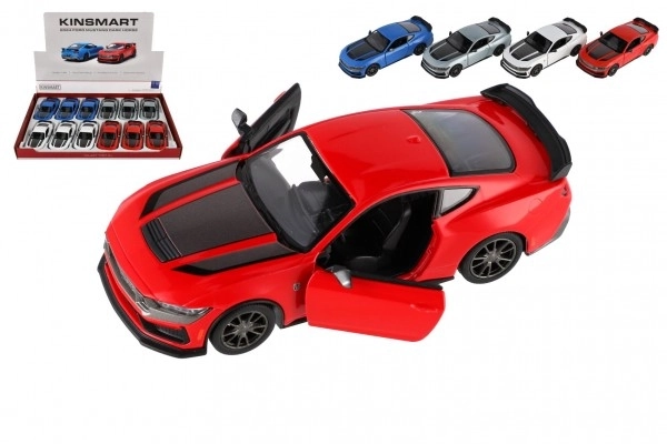 Auto Kinsmart 2024 Ford Mustang Dark Horse 1:38 metal/plastik 12,5cm 4 kolory na bieg wsteczny 12szt w pudełku