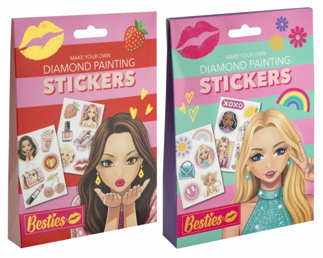 Diamentowe malowanie Besties - naklejki