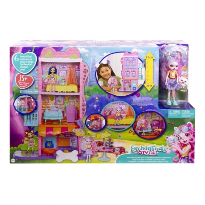 Miejski domek z kawiarnią Enchantimals