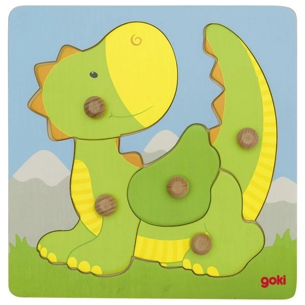 Puzzle smoka Goki z uchwytami