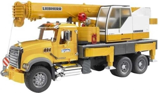 Bruder MACK Granite dźwig samochodowy LIEBHERR 1:16