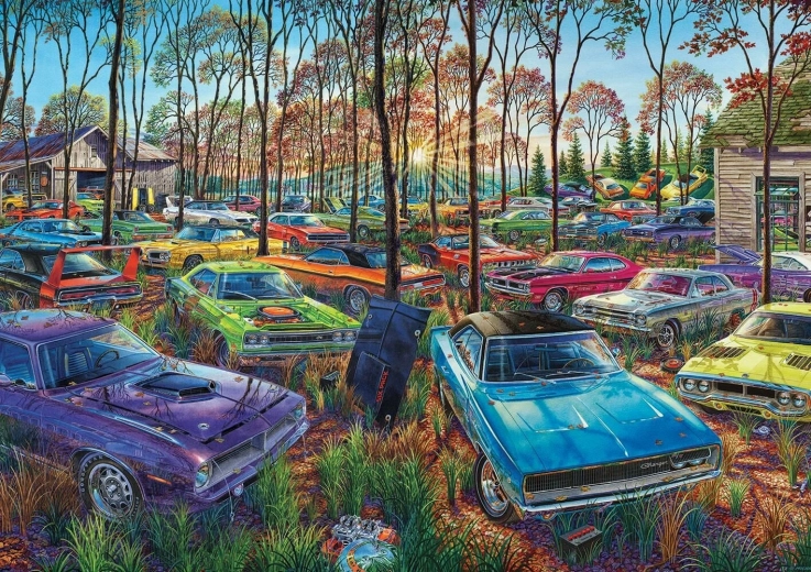 Puzzle Złomowisko samochodowe 1000 elementów ART PUZZLE