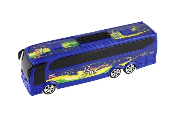 Plastikowy autobus 25cm na napęd wsteczny w pudełku